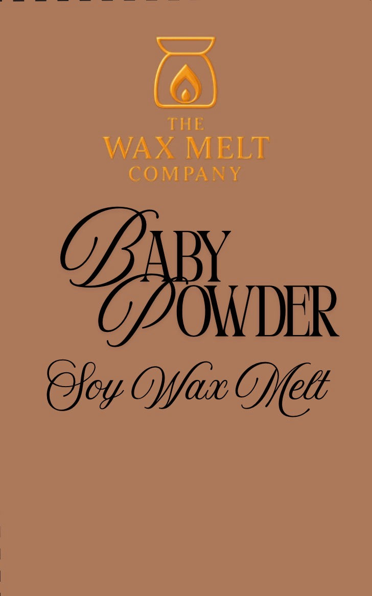 Baby Powder - 6pc Wax Melt Hearts