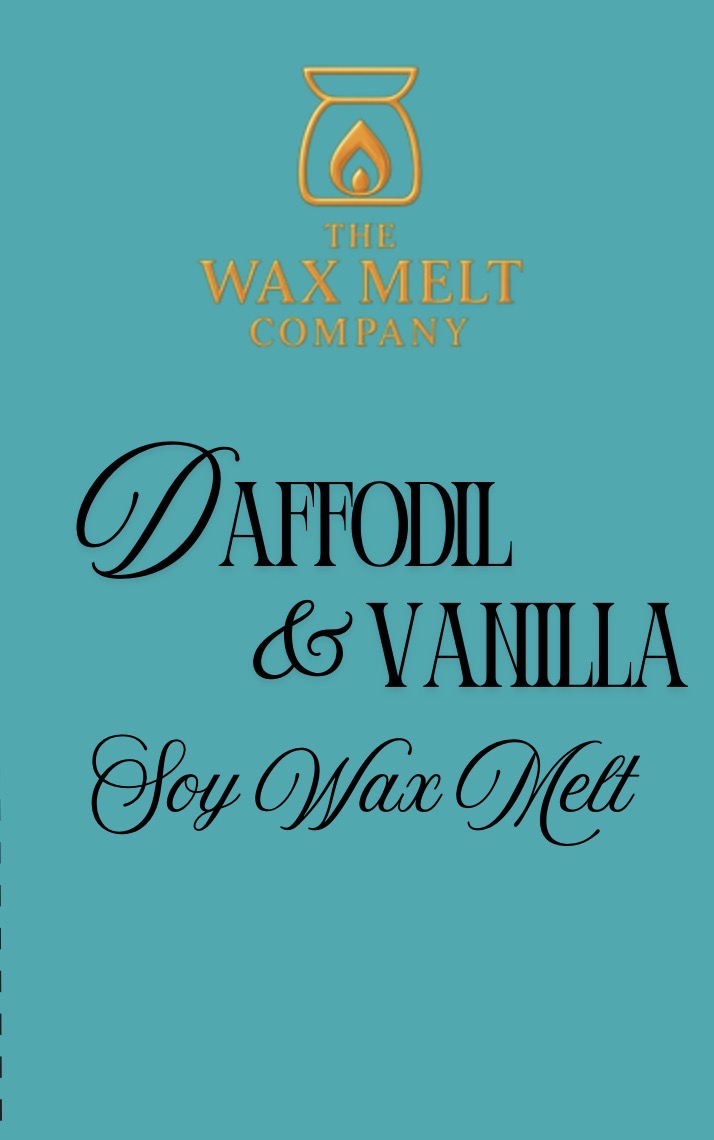 Daffodil & Vanilla - 6pc Wax Melt Hearts