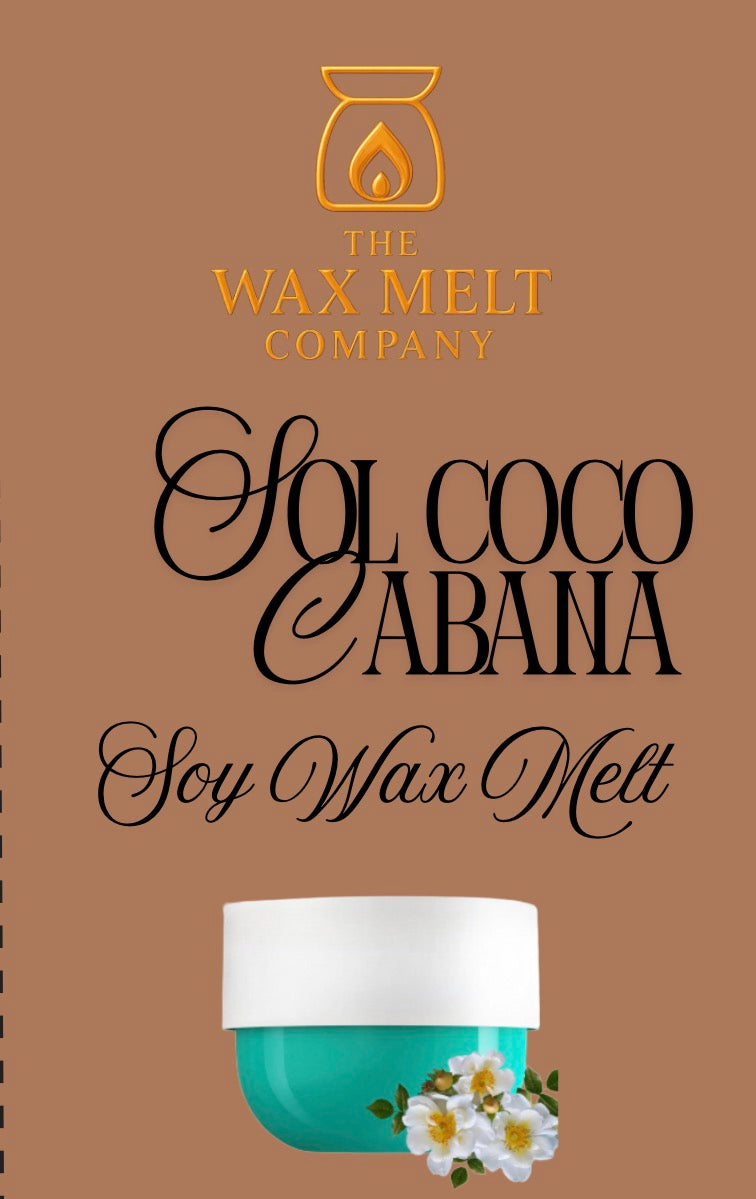 Sol Coco Cabana - 6pc Wax Melt Hearts