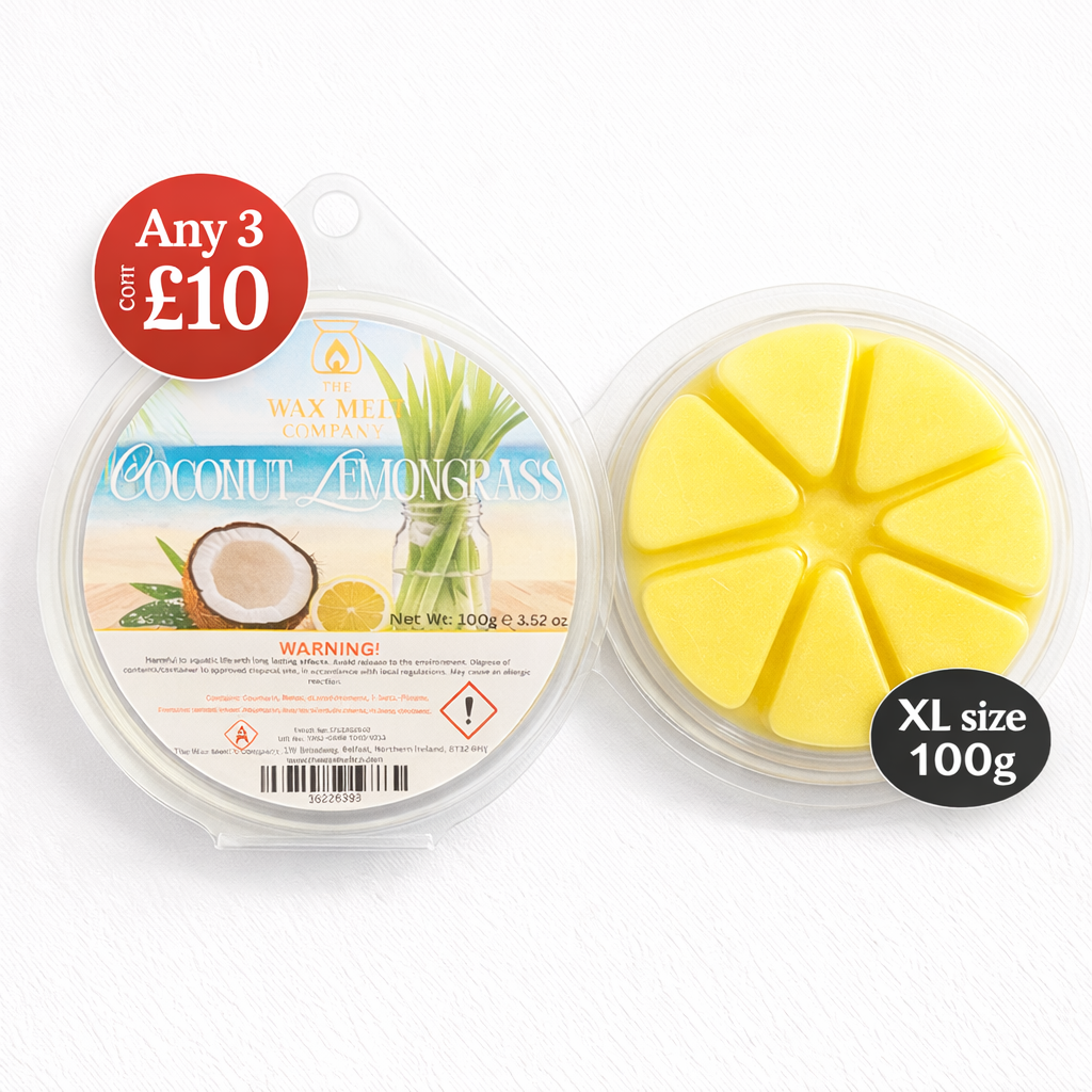 Coconut & Lemongrass Wax Melts -XL