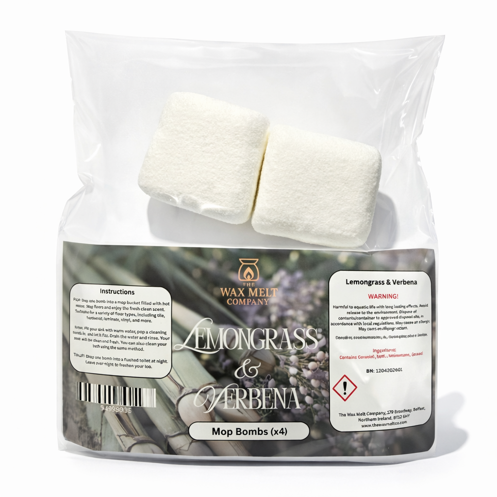 Lemongrass & Verbena - Mop, Sink & Toilet Bombs (x4)