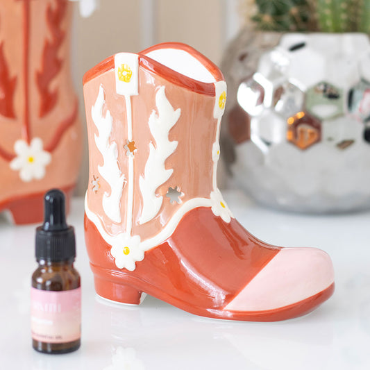 Cowboy Boot Oil & Wax Burner