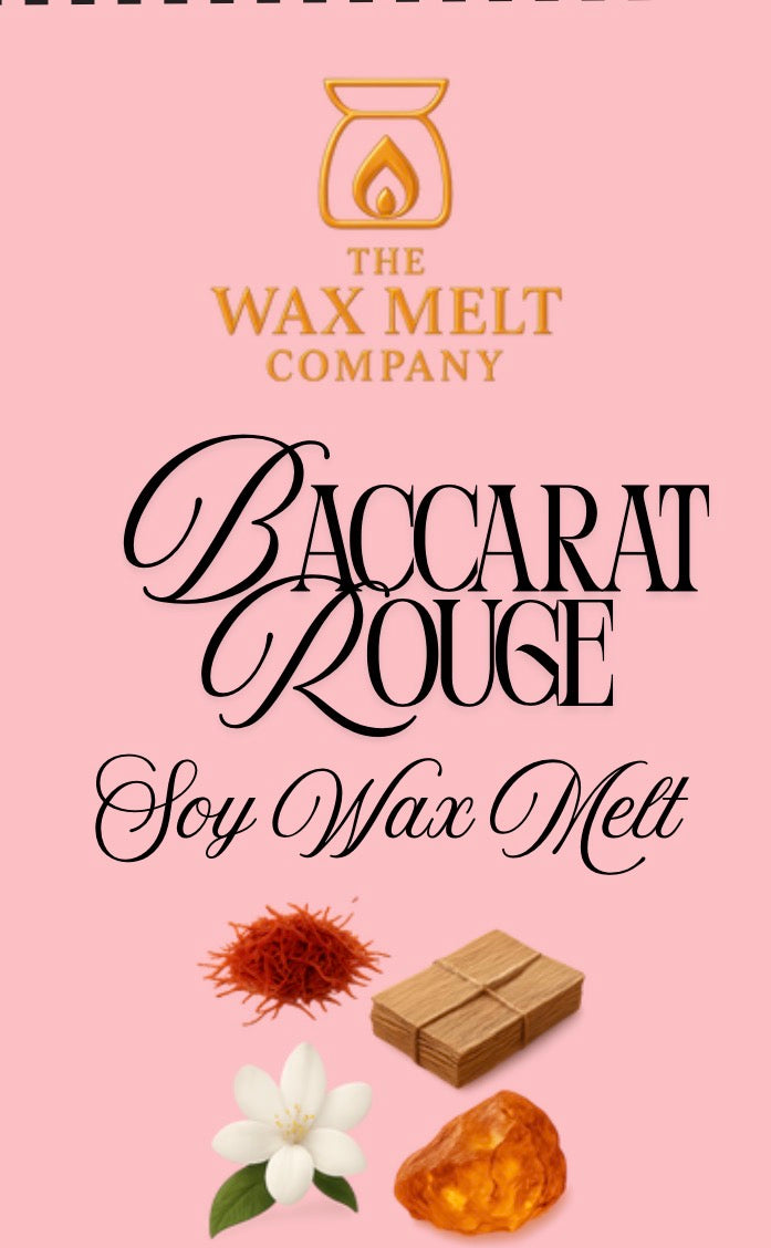 Baccarat Rogue - 6pc Wax Melt Hearts