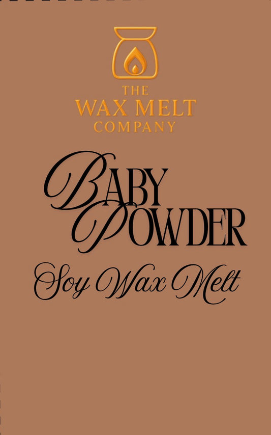 Baby Powder - 6pc Wax Melt Hearts