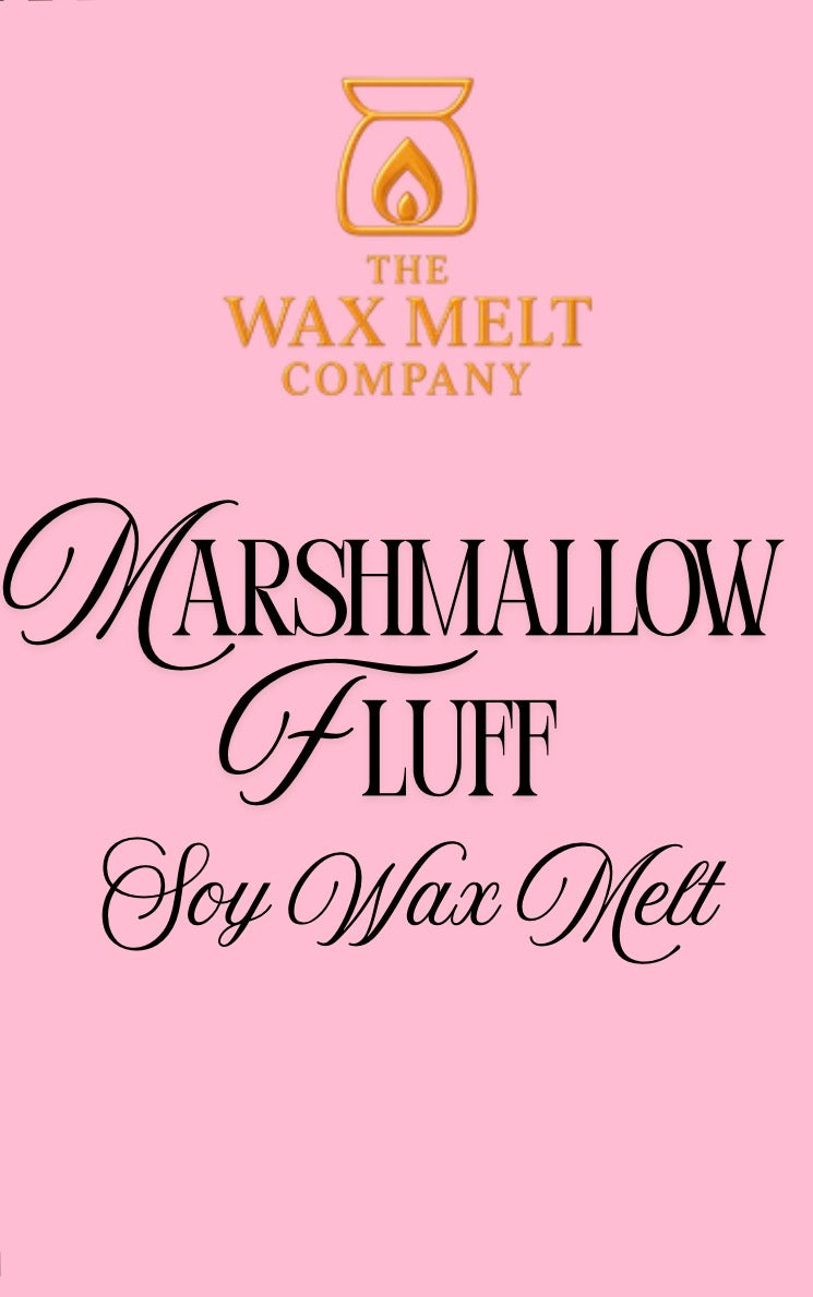 Marshmallow Fluff - 6pc Wax Melt Hearts