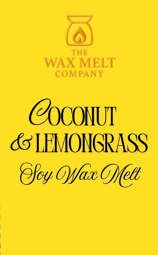 Coconut & Lemongrass - 6pc Wax Melt Hearts