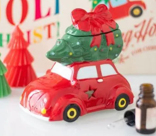 Car with Christmas Tree Oil & Wax Burner