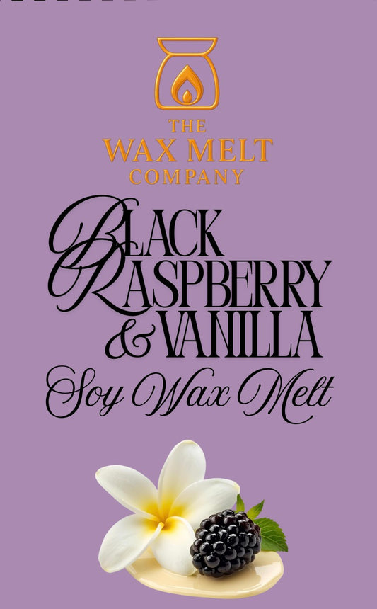 Black Raspberry & Vanilla - 6pc Wax Melt Hearts