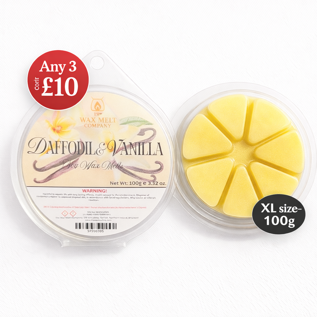 Daffodil & Vanilla Wax Melts -XL