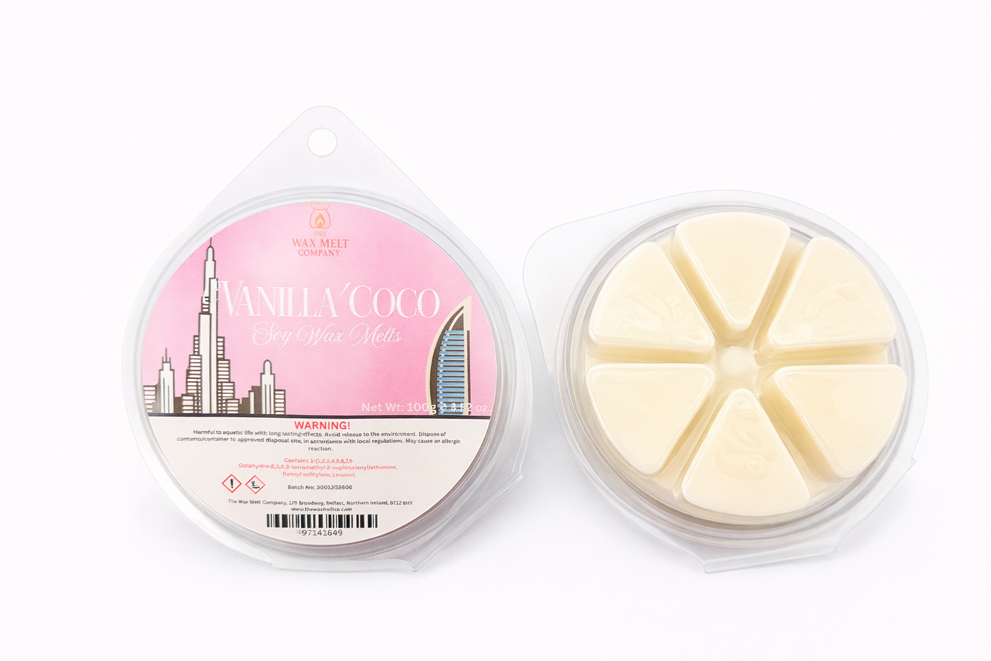 Vanilla Coco Wax Melts -XL