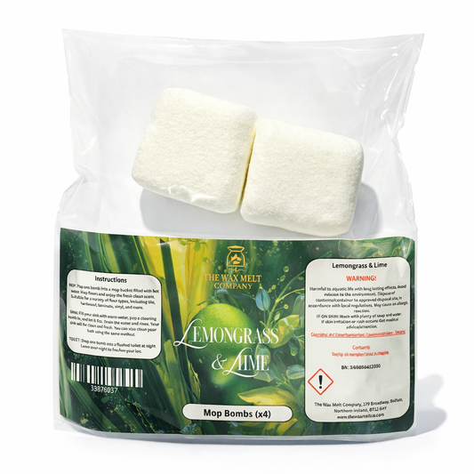 Lemongrass & Lime - Mop, Sink & Toilet Bombs (x4)