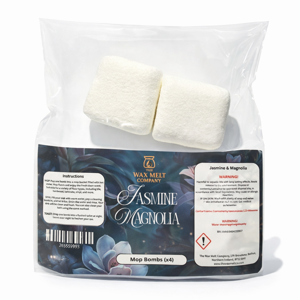 Jasmine & Magnolia - Mop, Sink & Toilet Bombs (x4)