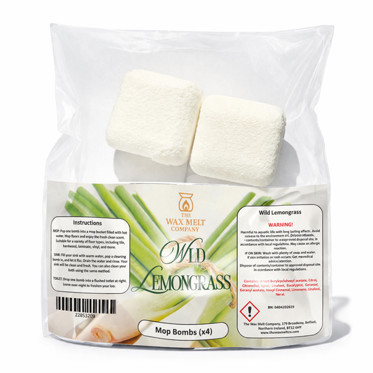 Wild Lemongrass - Mop, Sink & Toilet Bombs (x4)