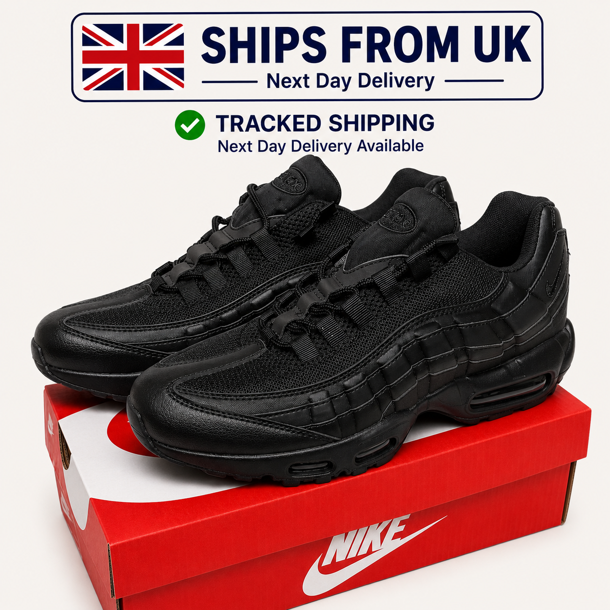 95 Style Trainers - Black