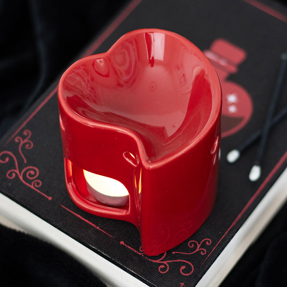 Red Heart Oil & Wax Burner