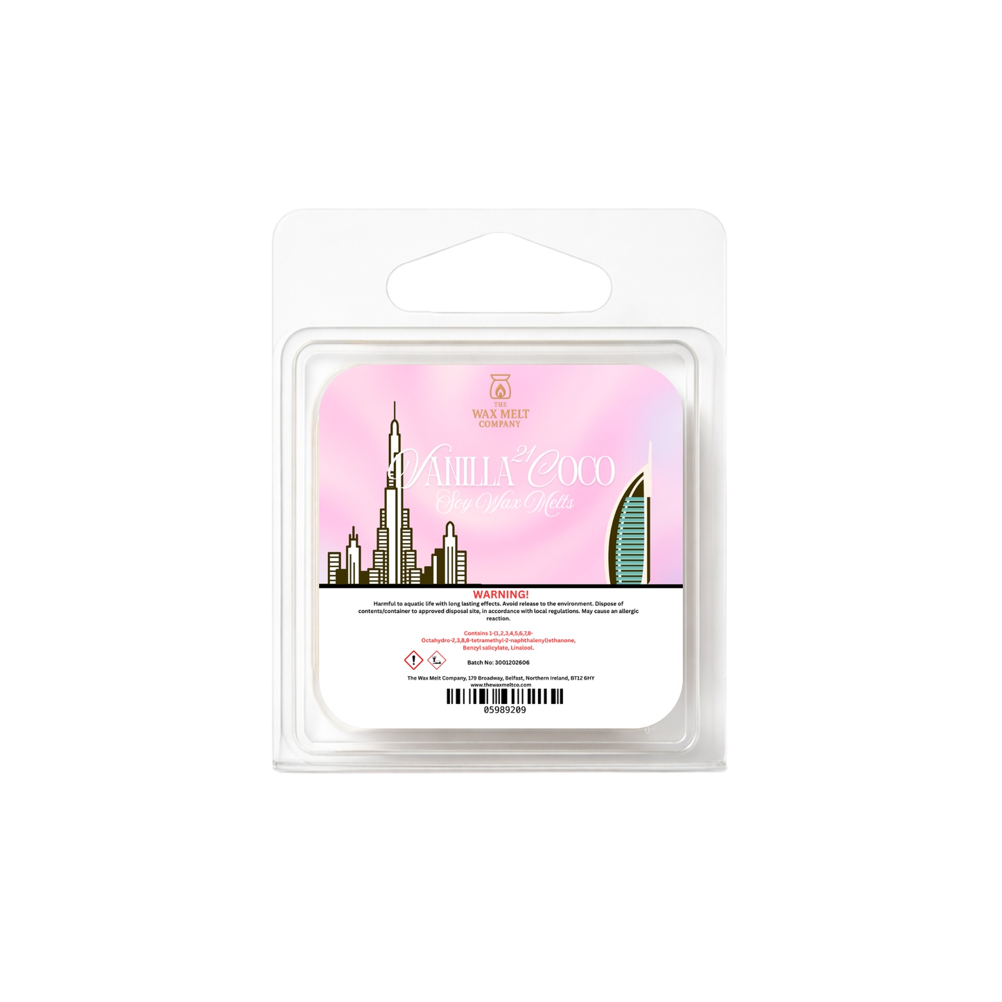 Vanilla Coco Wax Melt - Sample