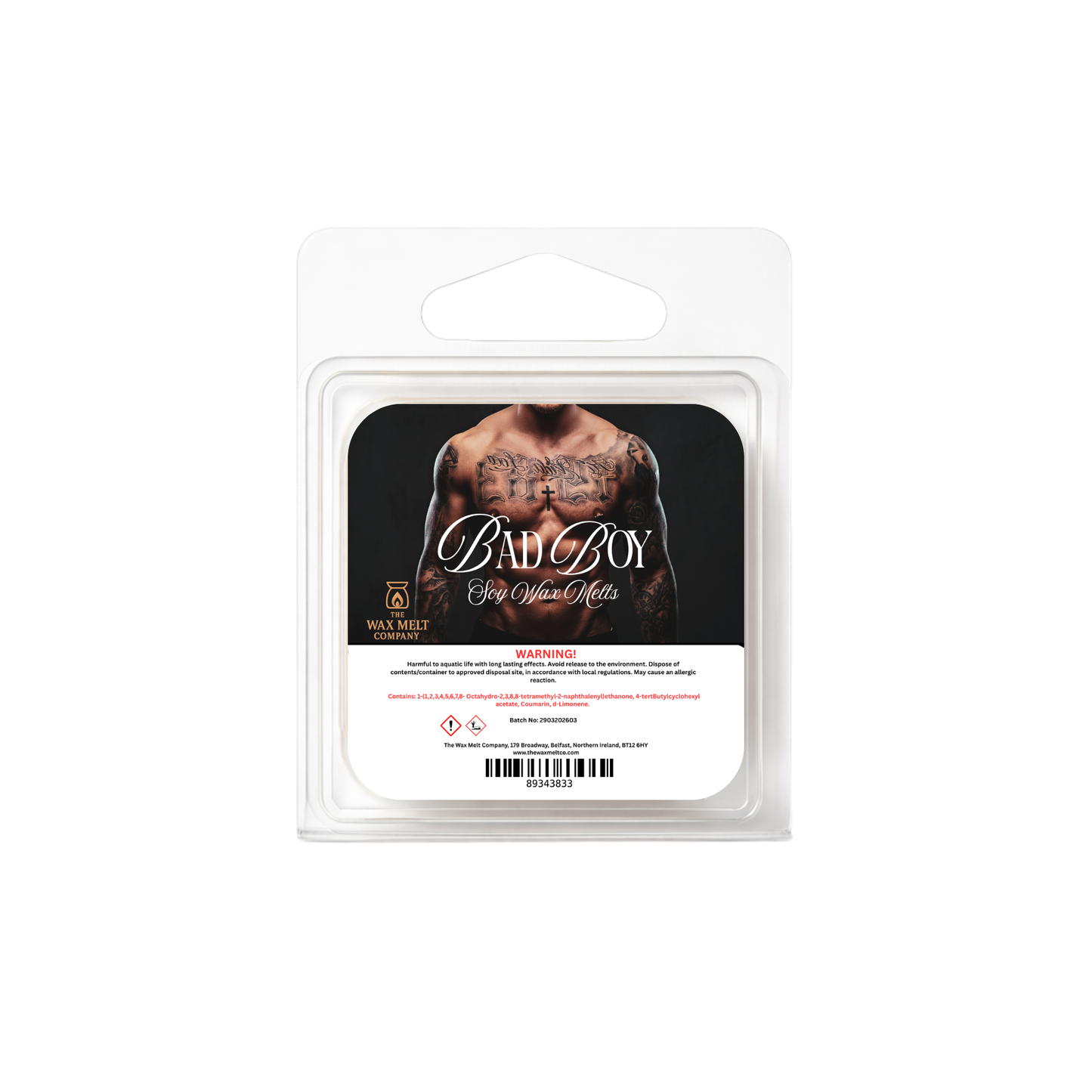 Bad Boy Wax Melt - Sample