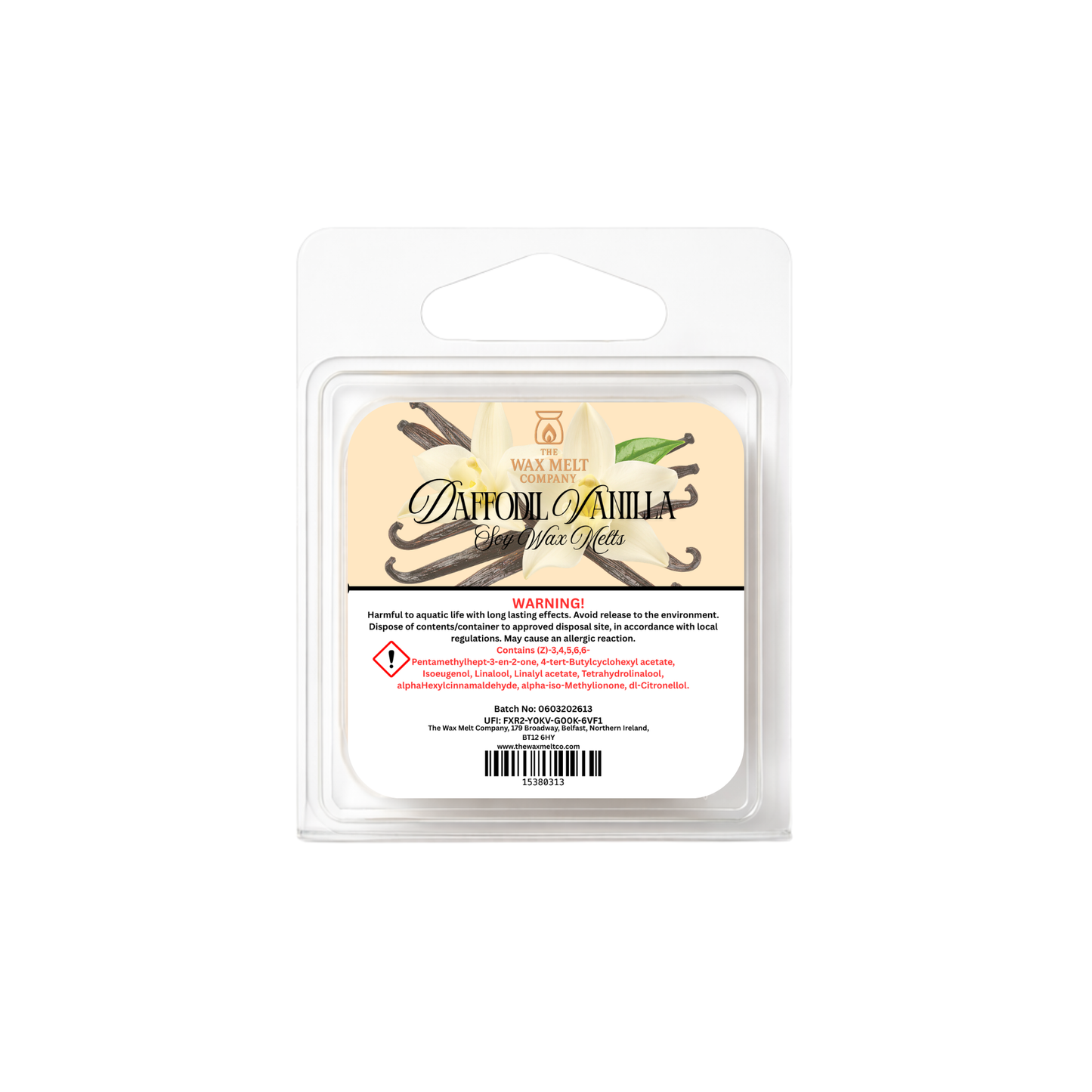 Daffodil & vanilla Wax Melt - Sample